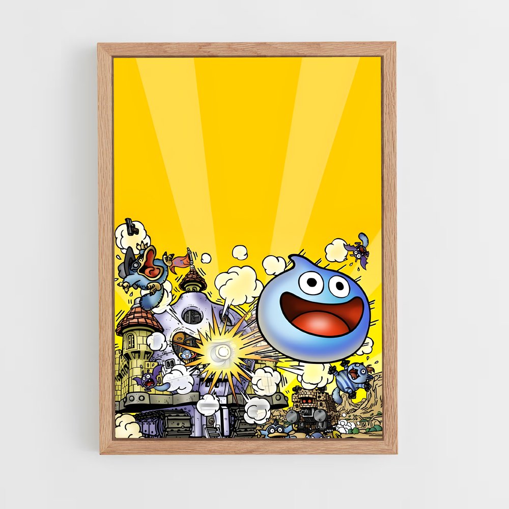 Poster Slime & Fun – affiche Dragon quest (vue 4)